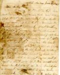 Object #4 - Handwritten letter to Joseph Hollowell from his Daughter