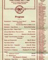 Altoona High School Commencement Program 1928