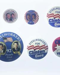 Rare Bill Clinton Presidential Election Buttons