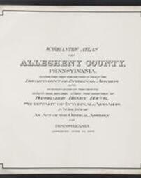 Warrantee atlas of Allegheny County, Pennsylvania : constructed from the records on file in the Department of Internal Affair