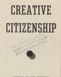 Creative citizenship