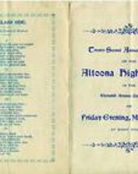 Altoona High School Commencement Program 1898