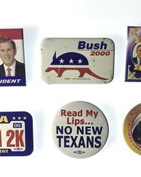 George W. Bush Presidential Election Buttons