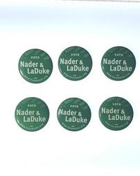 Rare Ralph Nader Election Buttons