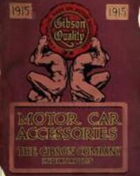 Gibson Co. Motor car accessories and tires: 1915 catalogue