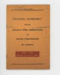 Pension Agreement Between Republic Steel Corporation and United Steelworkers of America