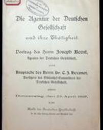 German Society of Pennsylvania - German Society Agentur