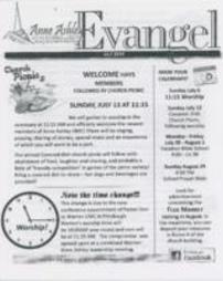 Anne Ashley United Methodist Church Evangel Newsletter July 2014