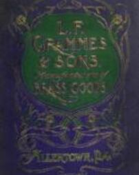 L.F. Grammes & Sons. Catalog number 10