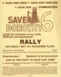 Save Dorothy 6 Rally Poster