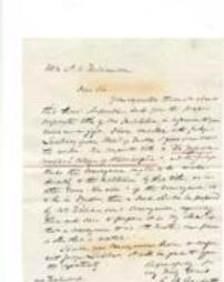 Correspondence regarding the Jefferson Medical College of Philadelphia, 1877
