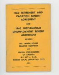 Retirement and Vacation Benefit Agreement and Supplemental Agreement Between The Timken Roller Bearing Co and USWA