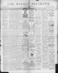 The Conshohocken Recorder, August 20, 1887