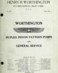 Duplex piston pattern pumps