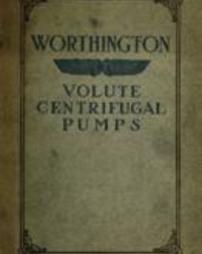 Worthington Volute Centrifugal Pumps - 1914 Catalog