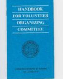 Handbook for Volunteer Organizing Committee for USWA