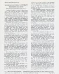 Messiah Lutheran Church History 1904 – 1979 Article