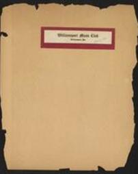 Williamsport Music Club Scrapbook: 1942-1943