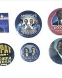 Rare Barack Obama Presidential Election Buttons