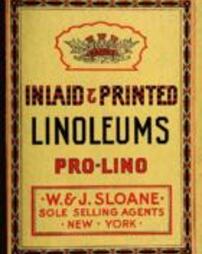 Inlaid and printed linoleums, pro-lino; Nairn's inlaid and printed linoleums, pro-lino