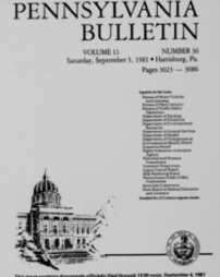 State Library of Pennsylvania - Pennsylvania Bulletin